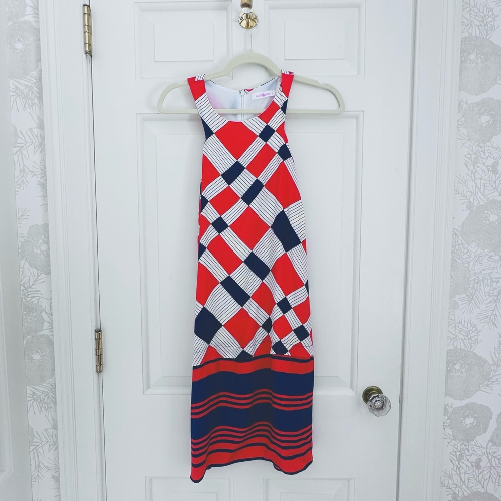 Alice & Trixie Silk Halter Dress, M